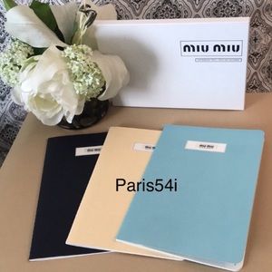 Miu Miu NOTEBOOK SET